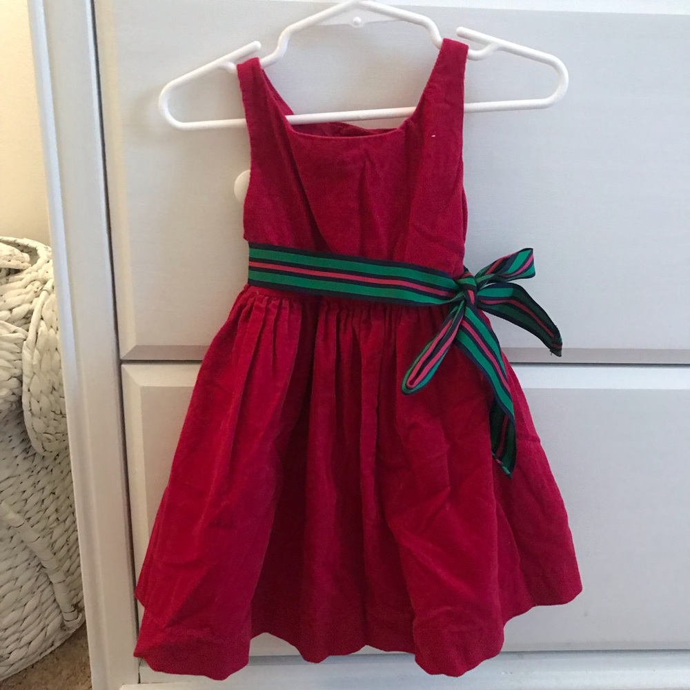 Ralph Lauren red holiday dress 18m